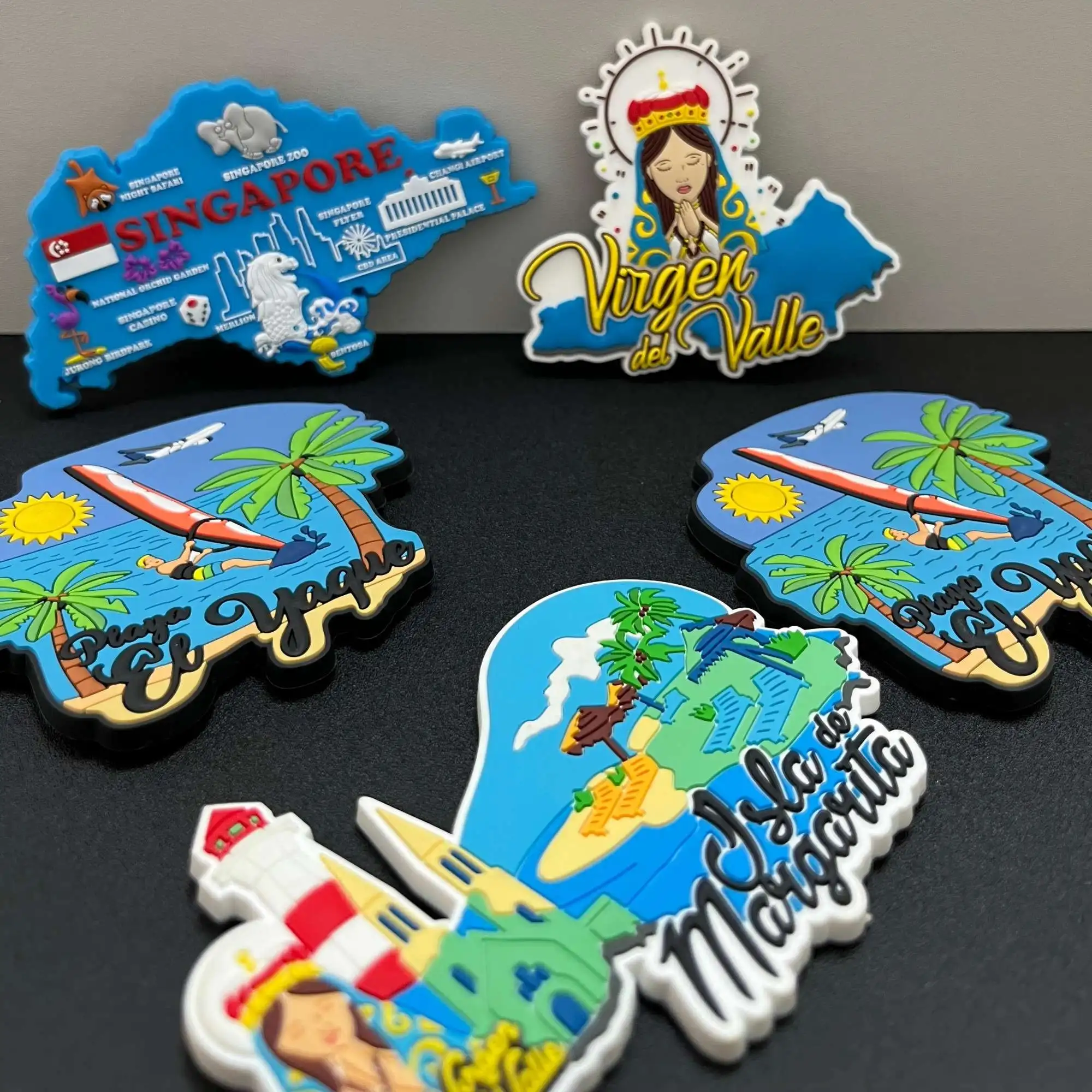 Imán de nevera de PVC personalizado con diseño 2D o 3D - imagen 2