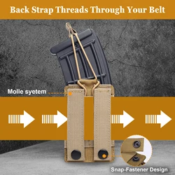Bolsas tácticas para cargadores 5.56, MOLLE compatible M4/M16