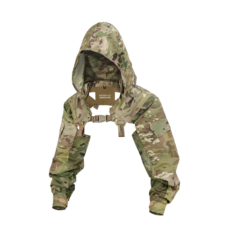 DMgear Chaqueta táctica camuflaje con capucha transpirable - imagen 4