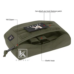 KRYDEX Riñonera táctica bolsa de caída para herramientas Airsoft