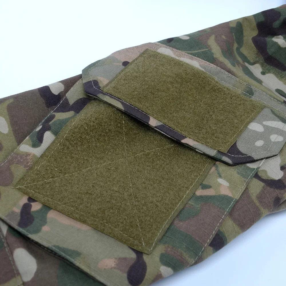 Camiseta táctica camuflaje secado rápido impermeable media cremallera