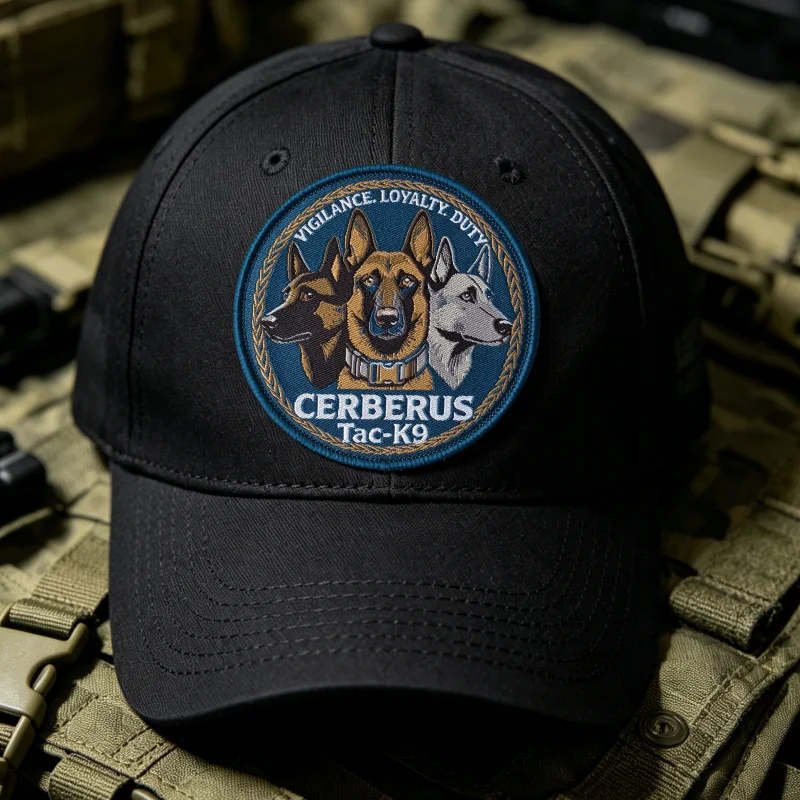 Tac-K9 Cerberus parche táctico moral con gancho y bucle para chaleco