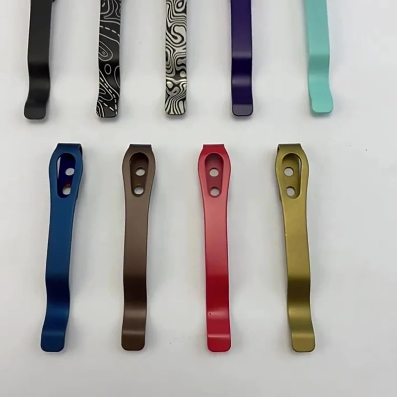 Clip de bolsillo para cuchillo táctico, fijación con tornillos - imagen 4