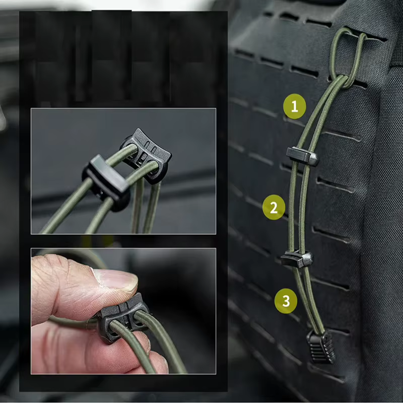 Correas fijas para bastones trekking con hebillas elásticas ajustables - imagen 5