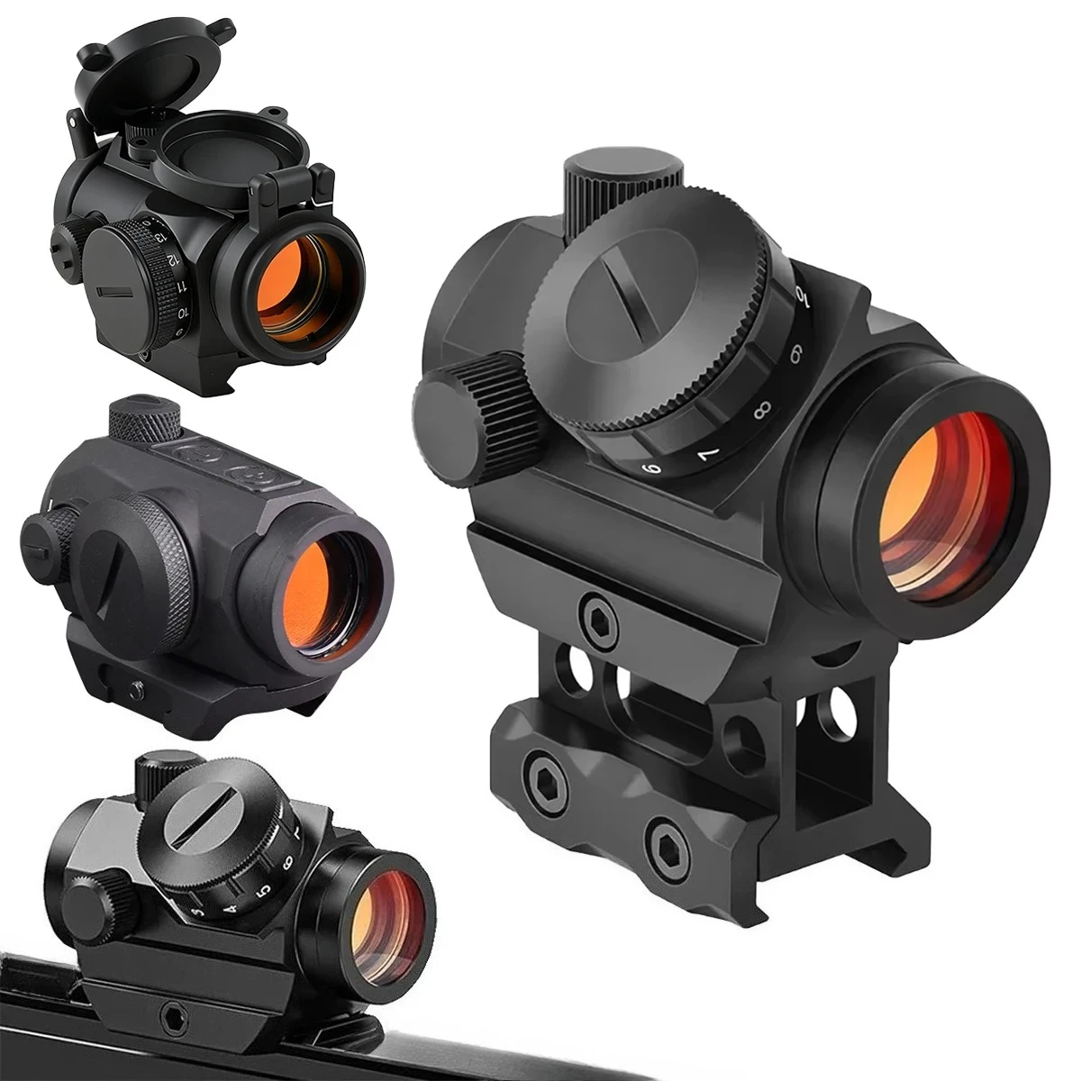 Mira red dot táctica réflex para rifle con carril Picatinny - imagen 2