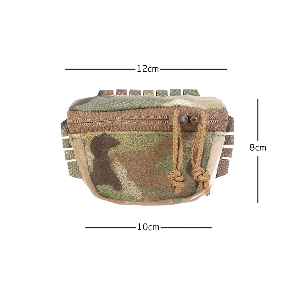Bolsa trasera universal para casco estilo SC vista frontal