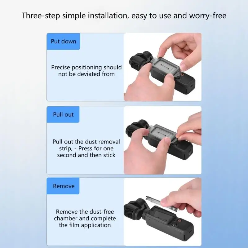 Lámina de cristal templado resistente para DJI Pocket: antiarañazos - imagen 2
