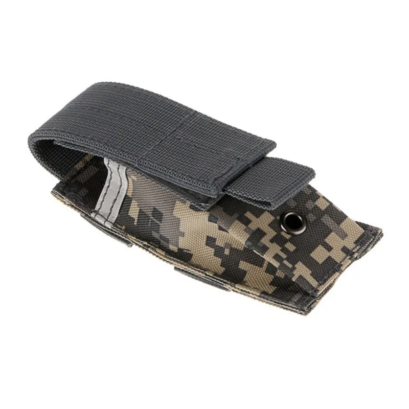 Bolsa táctica MOLLE para munición y porta linterna camuflaje - imagen 4