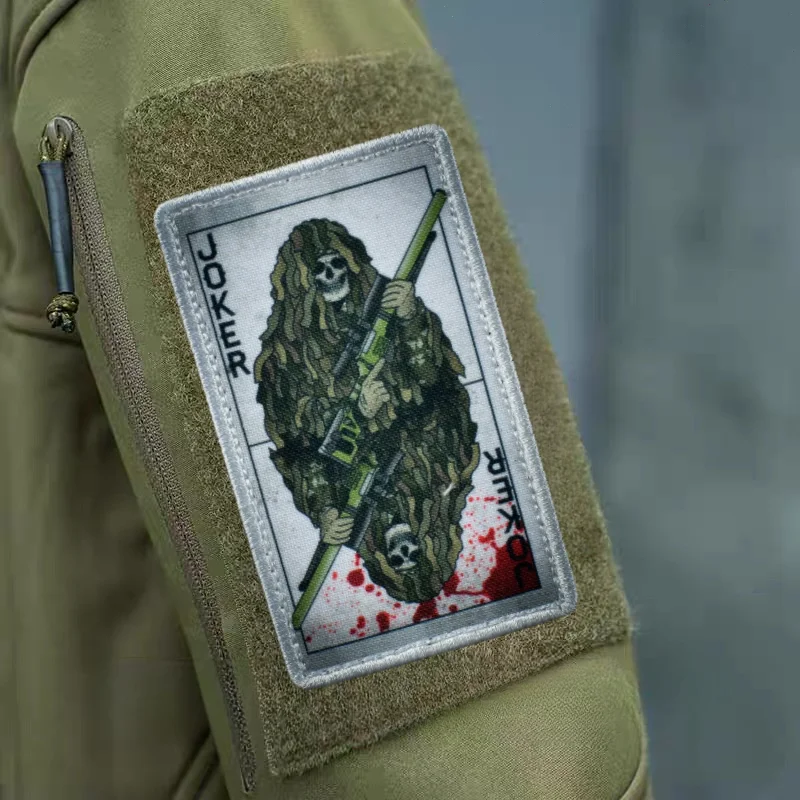 Parche táctico esqueleto soldado para mochila MOLLE - imagen 5