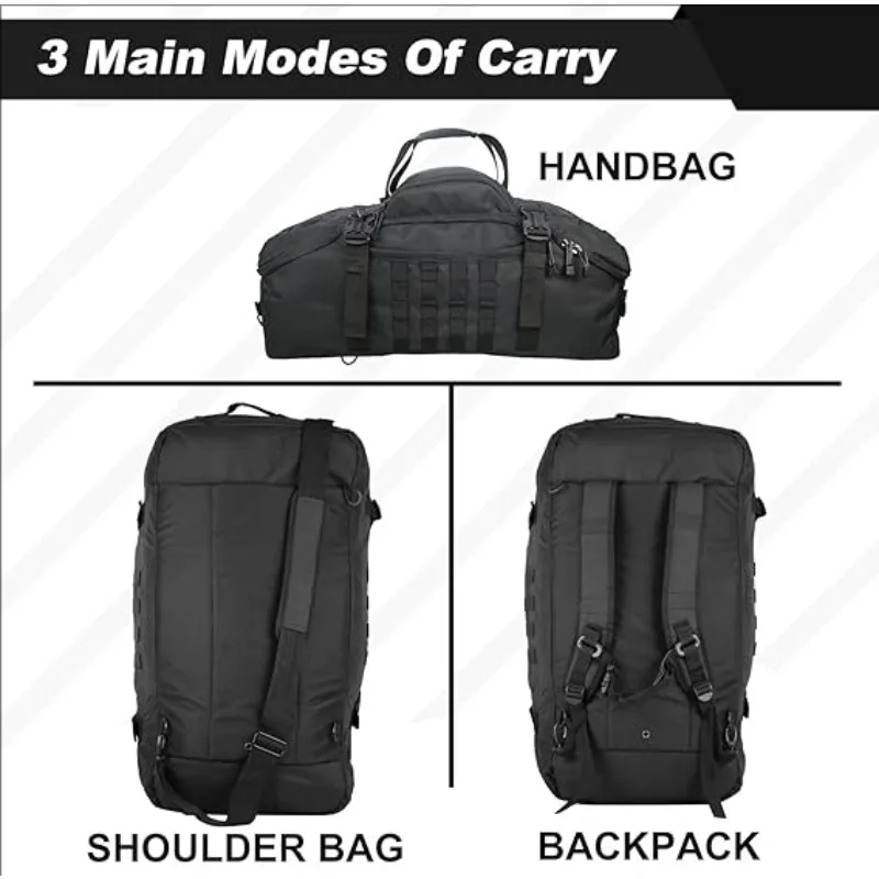 Mochila táctica MOLLE reforzada carga robusta - imagen 2