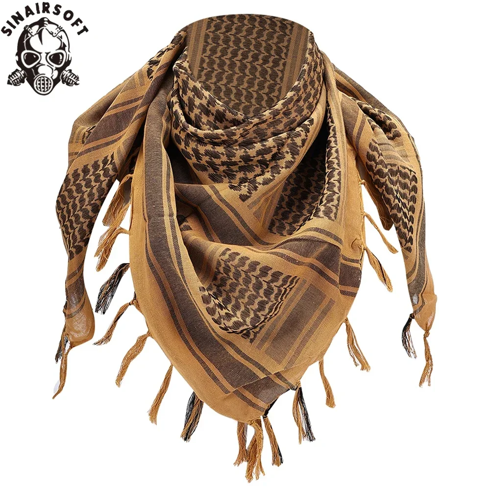 SINAIRSOFT Shemagh táctico desierto – Keffiyeh para cabeza y cuello - imagen 4