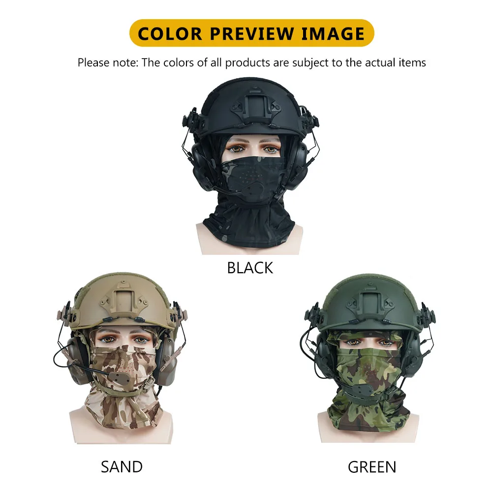 Casco táctico BOOIU con estética compacta y protección