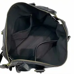Bolso de cuero vintage gran capacidad para ciudad y motocicleta