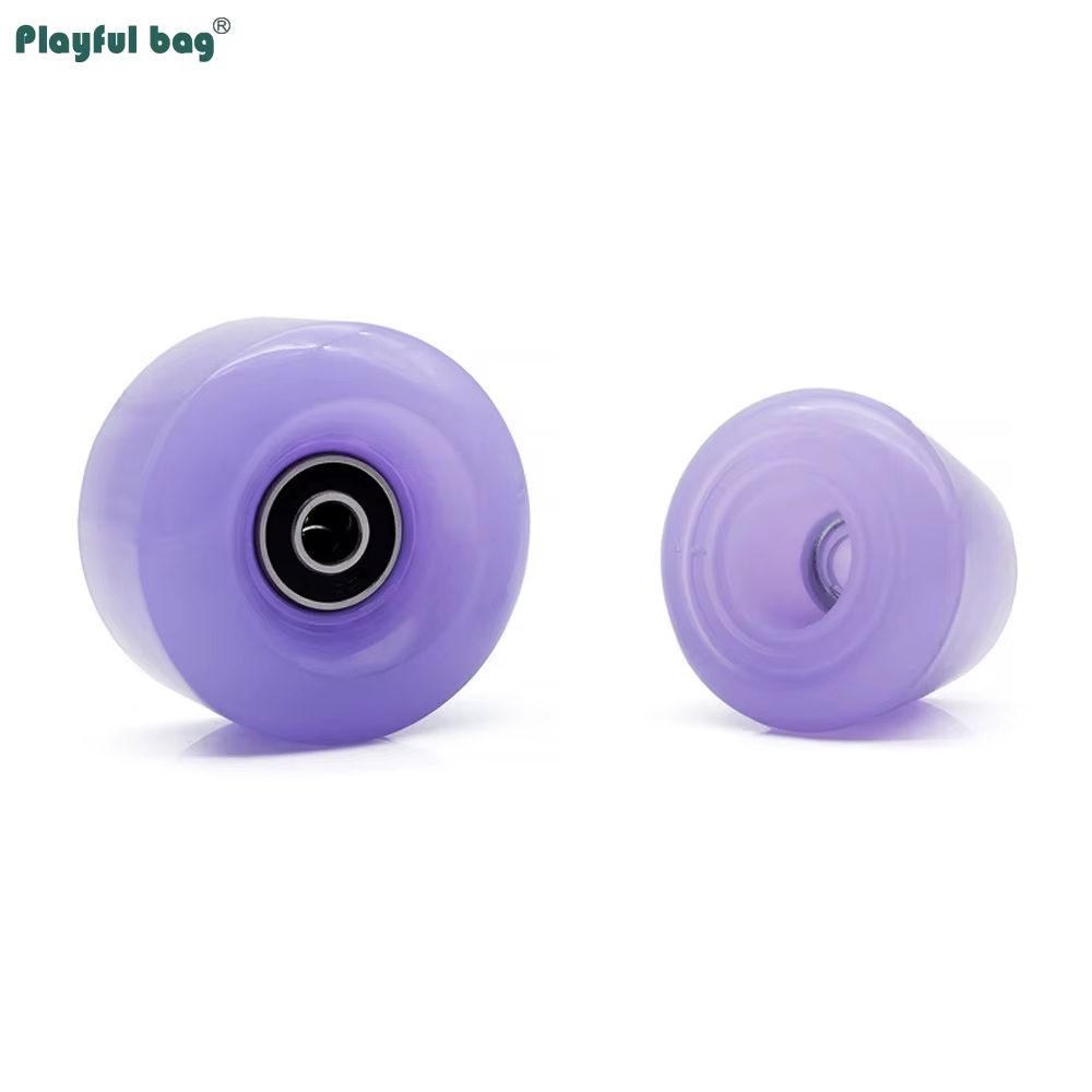 Ruedas PU 82A para patines de rueda doble con rodamientos - imagen 2