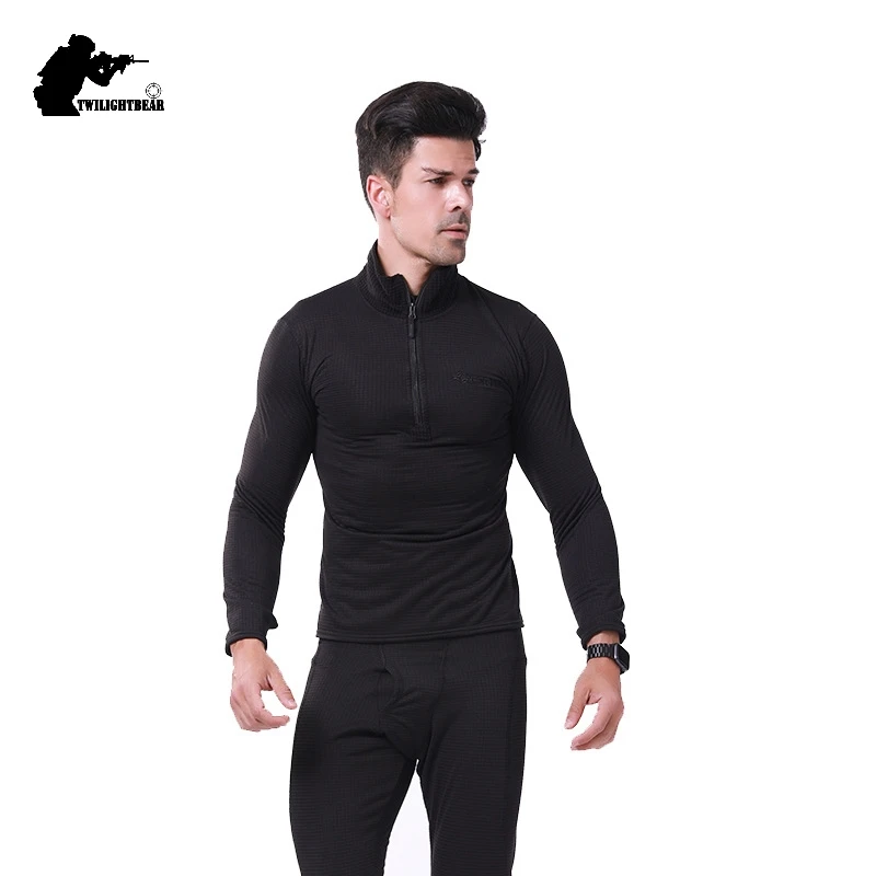 Ropa interior térmica hombre forro polar secado rápido táctico - imagen 4