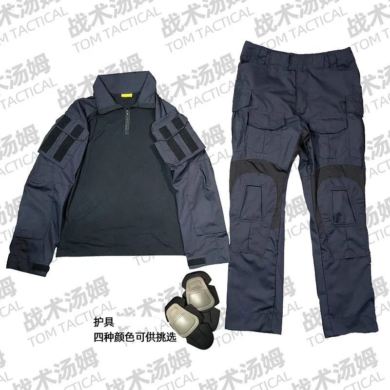 Tom Plus traje táctico rana GEN3 G3 azul oscuro manga larga - imagen 3