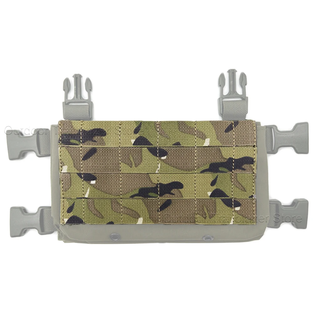Panel táctico MOLLE con tapa abatible frontal para chaleco de combate - imagen 5