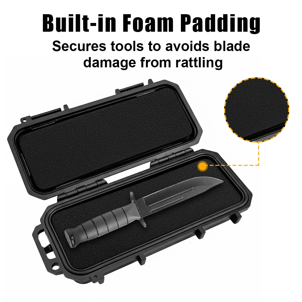 Caja estanca EDC de ABS resistente a golpes, impermeable - imagen 3