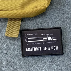 Parche táctico lobo piel de oveja con velcro para mochila