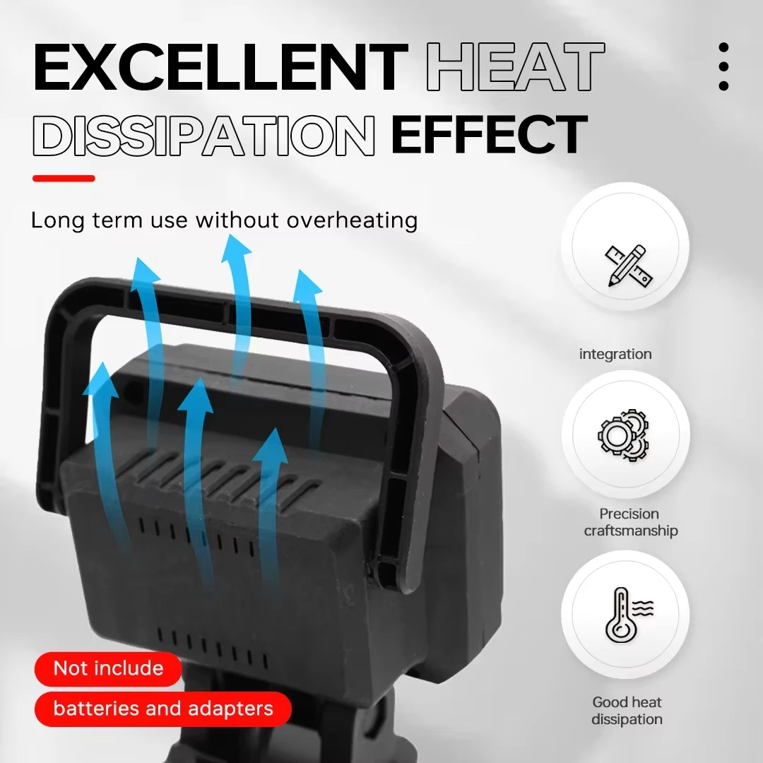 Lámpara LED Makita 18V LXT 1600LM plegable para trabajo y emergencia - imagen 5