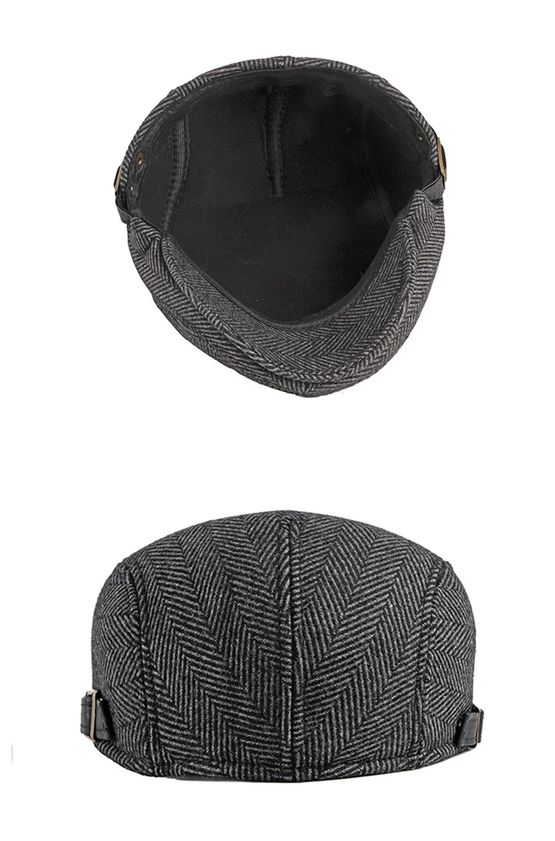 Gorra newsboy estilo vintage para otoño invierno