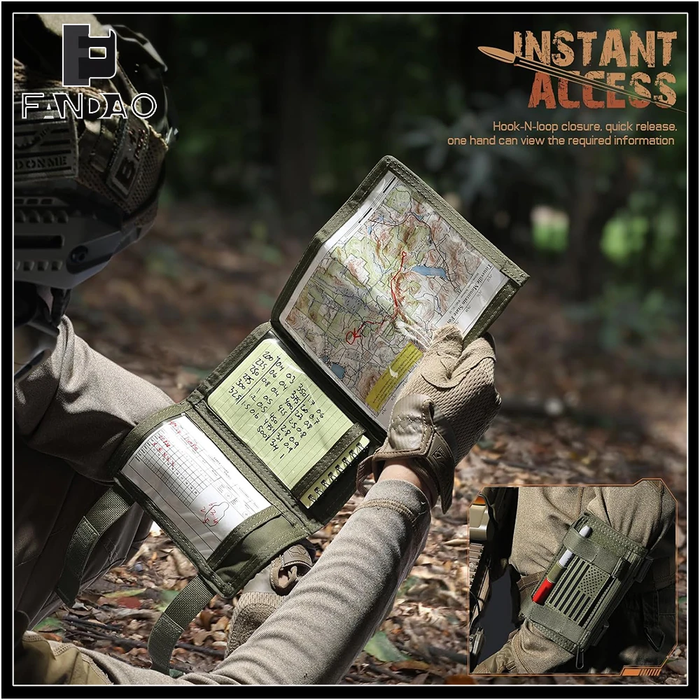 QB estuche táctico para mapas con soporte de documentos y cartas - imagen 2