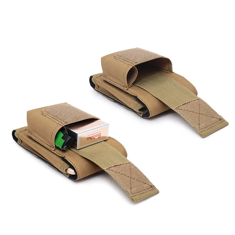 Bolsa auxiliar frontal para encendedores y accesorios