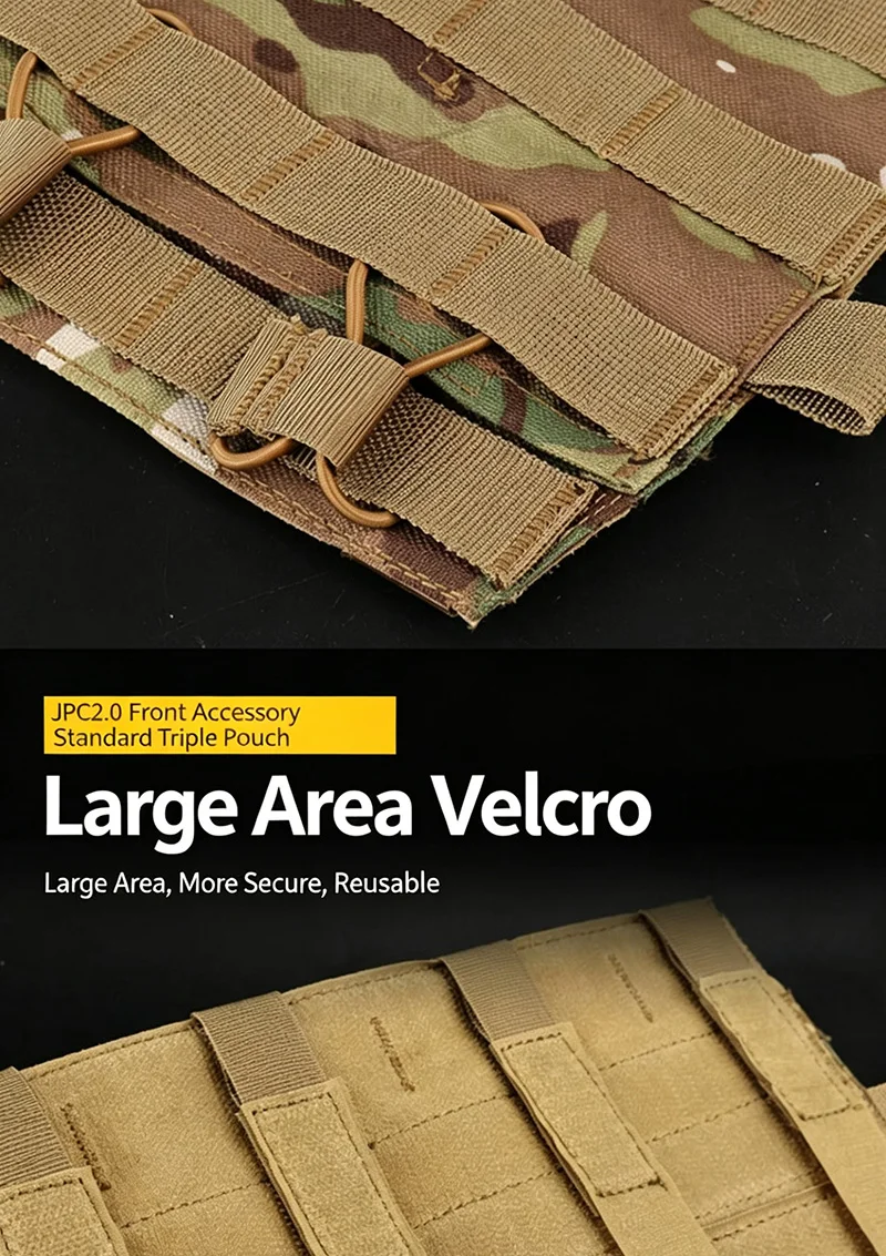 Opciones de color para el panel frontal MOLLE