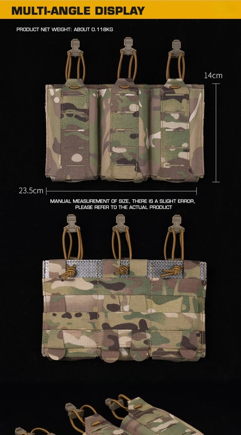Sistema MOLLE trasero del portacargador