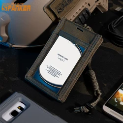 ELITE SPANKER Porta identificación táctico cordón ajustable tejón