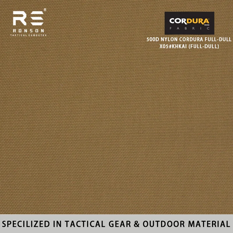 Cordura nailon impermeable con revestimiento PU táctico de campamento
