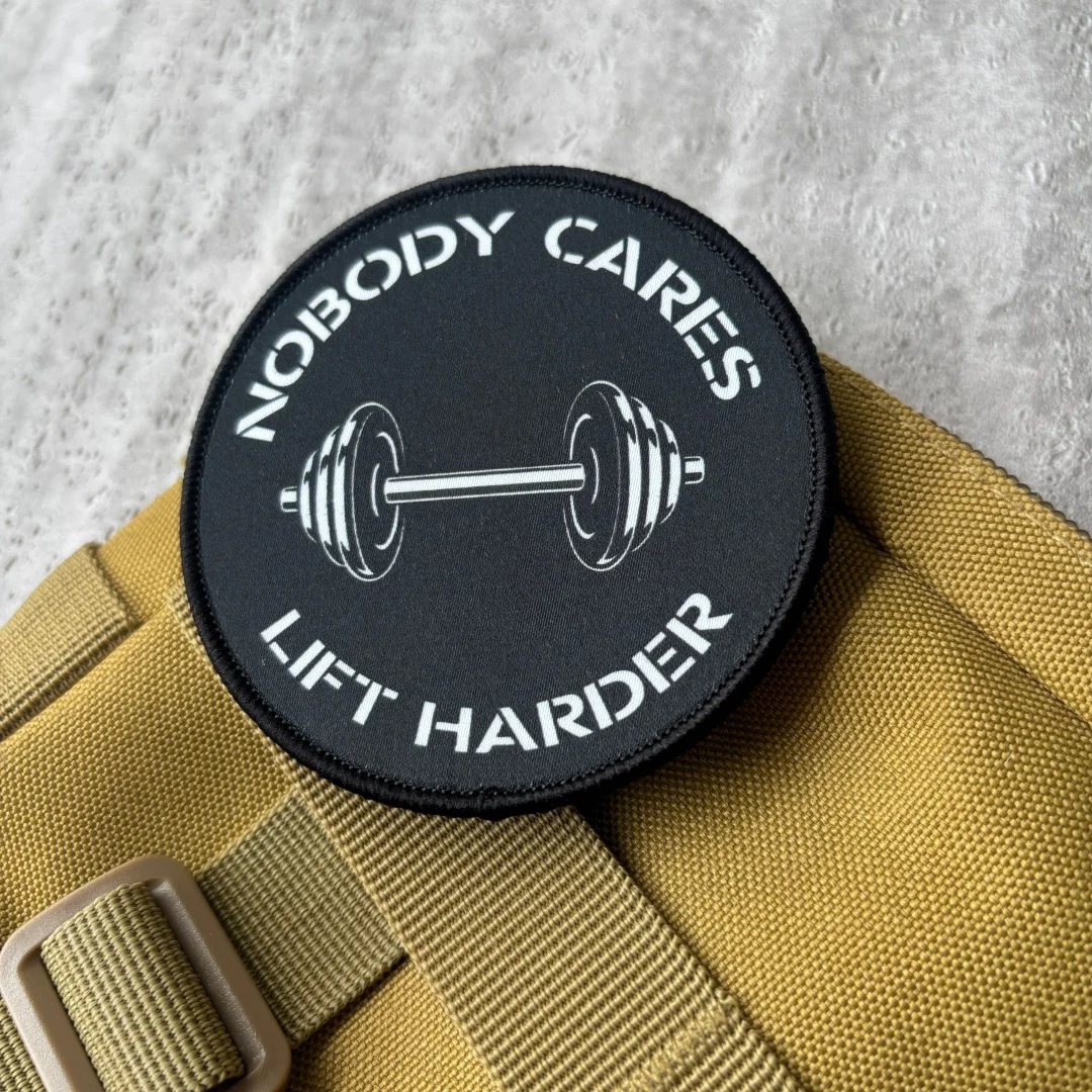 Parche táctico motivacional para gimnasio con gancho y bucle - imagen 5