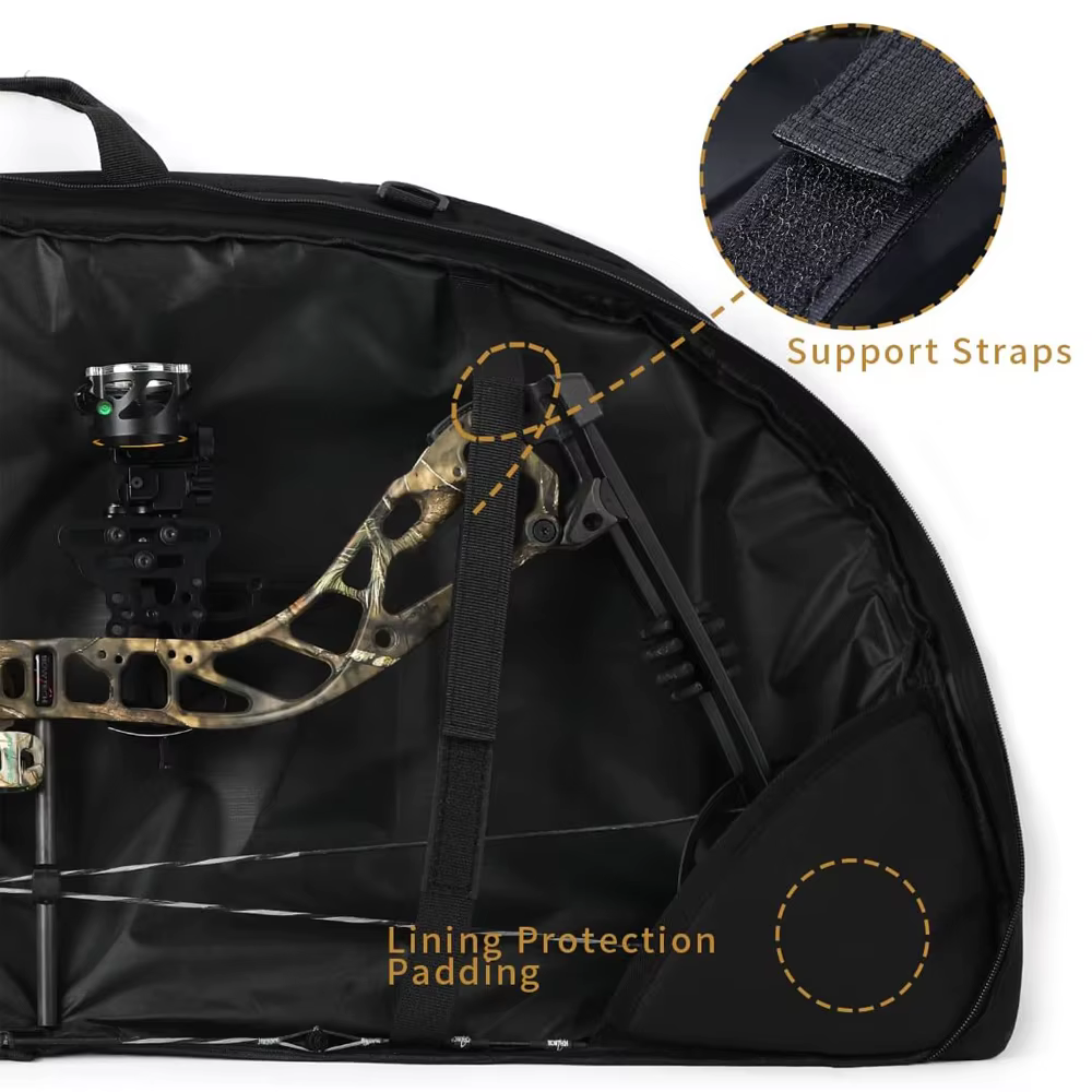 Funda acolchada arco compuesto caza y tiro – Transporte seguro - imagen 2