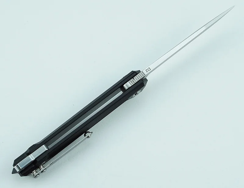 LEMIFSHE JR3311 Cuchillo plegable D2 con hoja G10 y acero - imagen 4