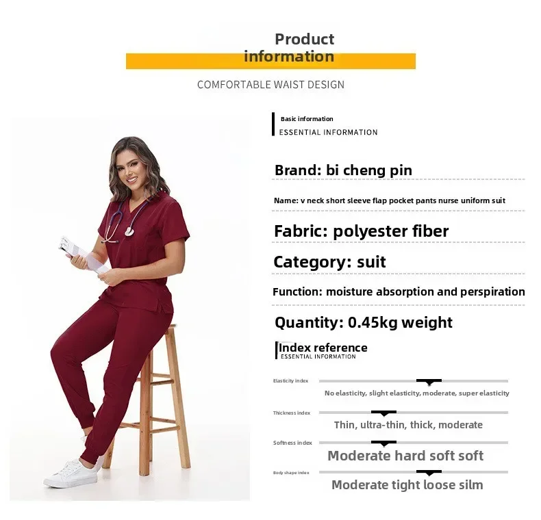Conjunto de uniforme para hospital
