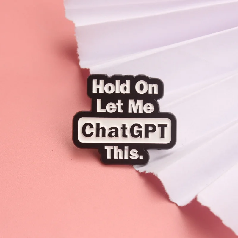 Pin broche esmalte humor tecnológico para chaqueta táctica - imagen 2