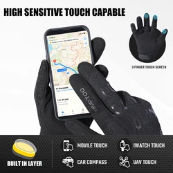 Guantes tácticos con pantalla táctil para Airsoft, tiro y caza