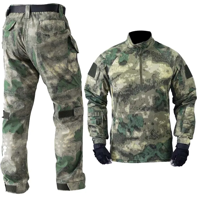 Conjunto uniforme táctico hombre airsoft caza paintball outdoor - imagen 5