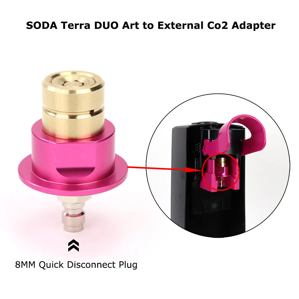 Sodastream DUO Art kit de adaptador CO2 - desconexión rápida - imagen 4