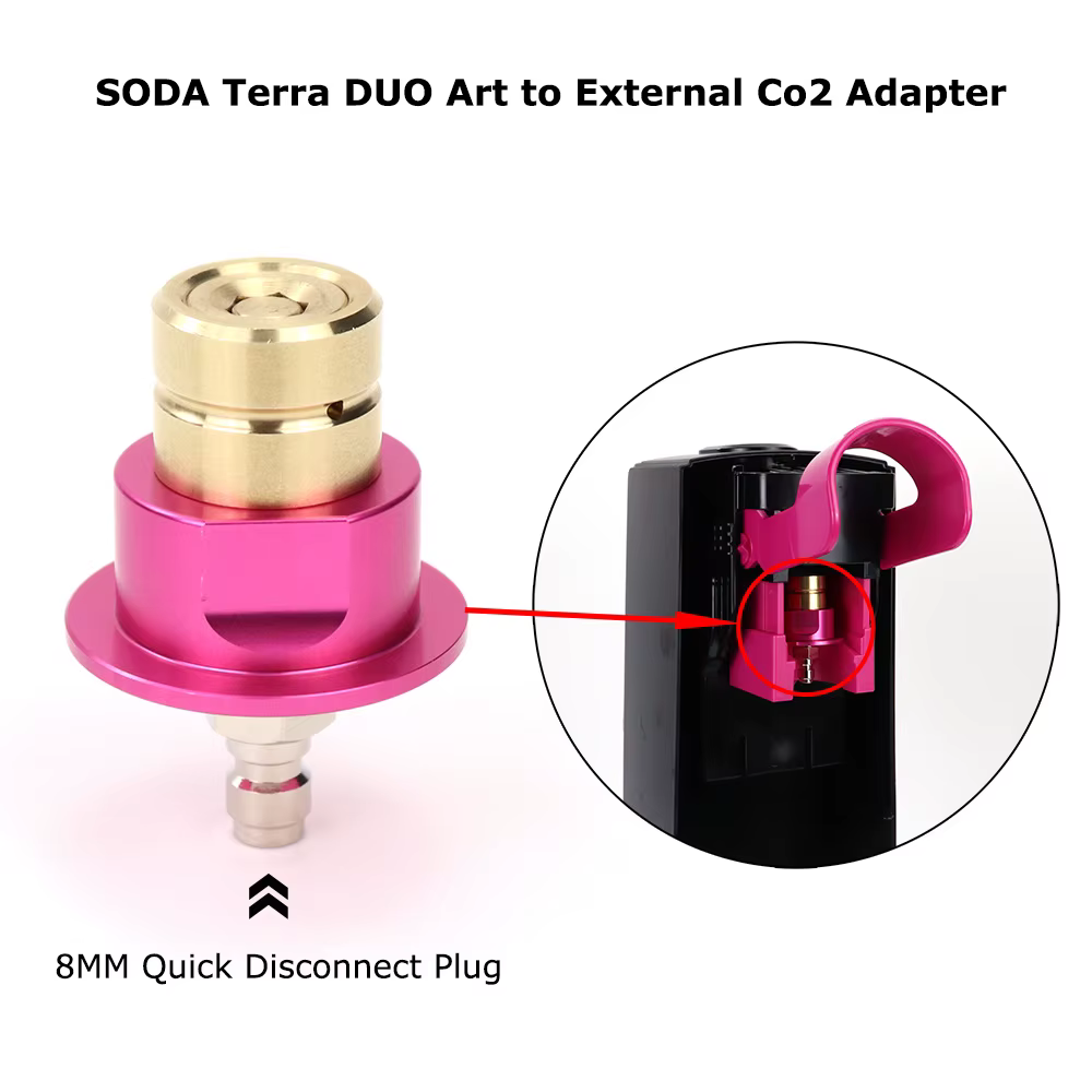 SODA Terra DUO Kit adaptador conexión rápida CO2 G3/4 - imagen 4