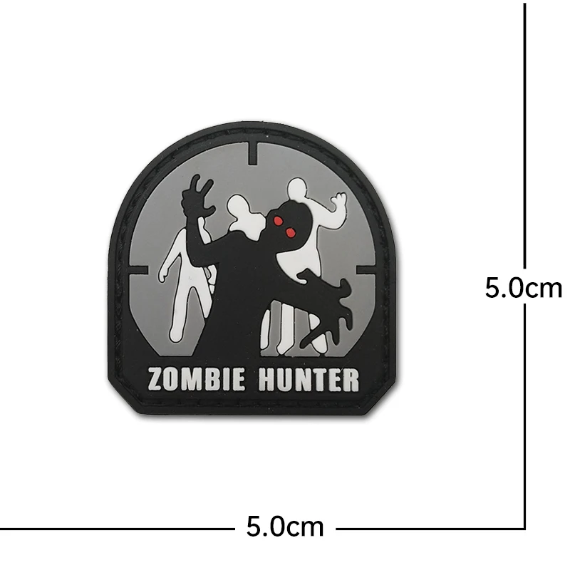 Parche zombie táctico PVC 3D – Brazalete Molle - imagen 5