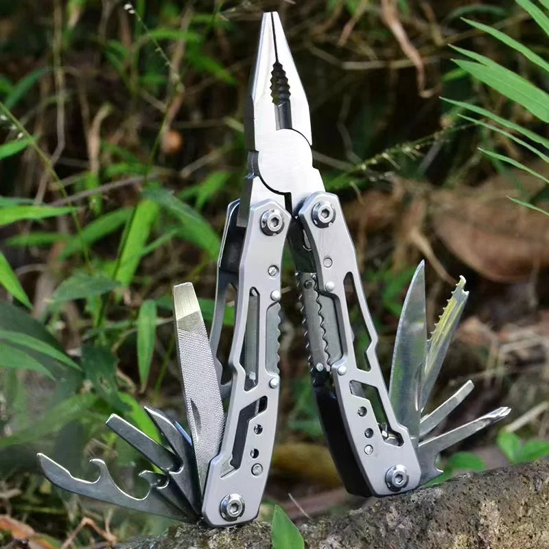 Herramienta multiusos EDC plegable de acero inoxidable para camping - imagen 5