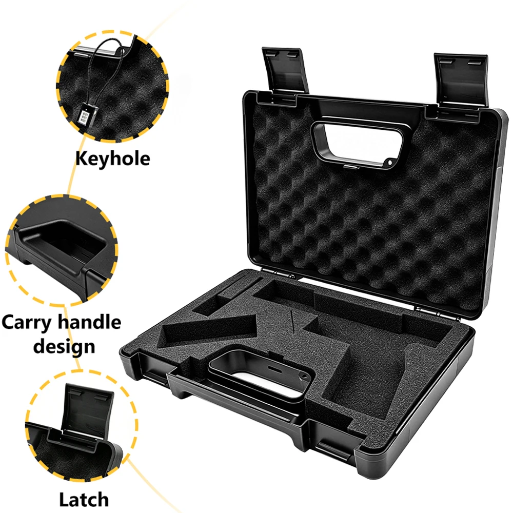 Funda táctica rígida impermeable para pistola con espuma interior - imagen 3