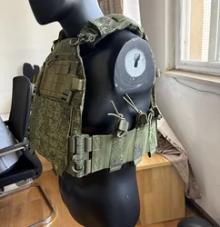 Chaleco táctico impermeable 530D nailon MOLLE con corte láser