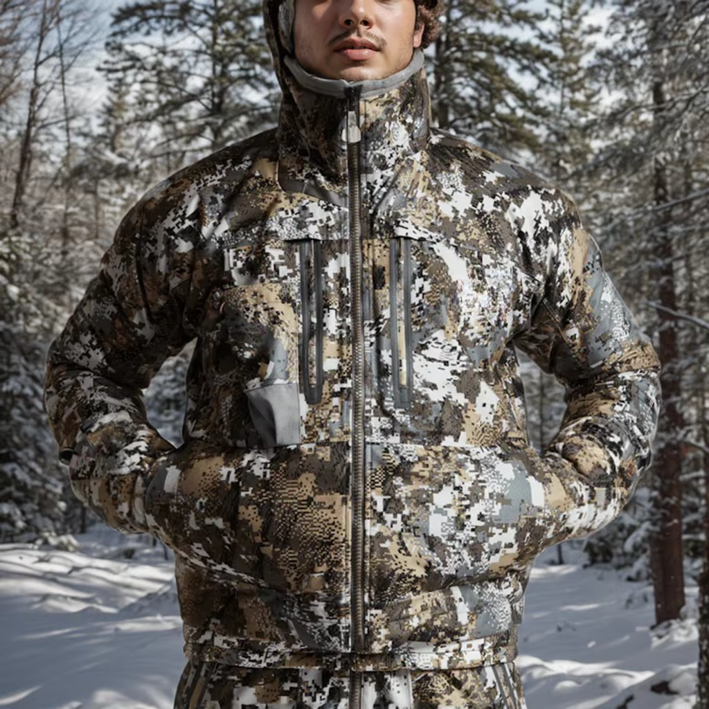 Ainfad Aerolite chaqueta impermeable camuflaje con aislamiento