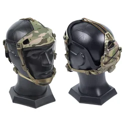 Soporte casco táctico visión nocturna cámara acero
