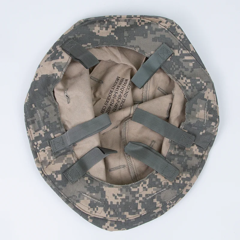 Funda casco táctico PASGT ACU camuflaje militar duradero ajuste seguro - imagen 2