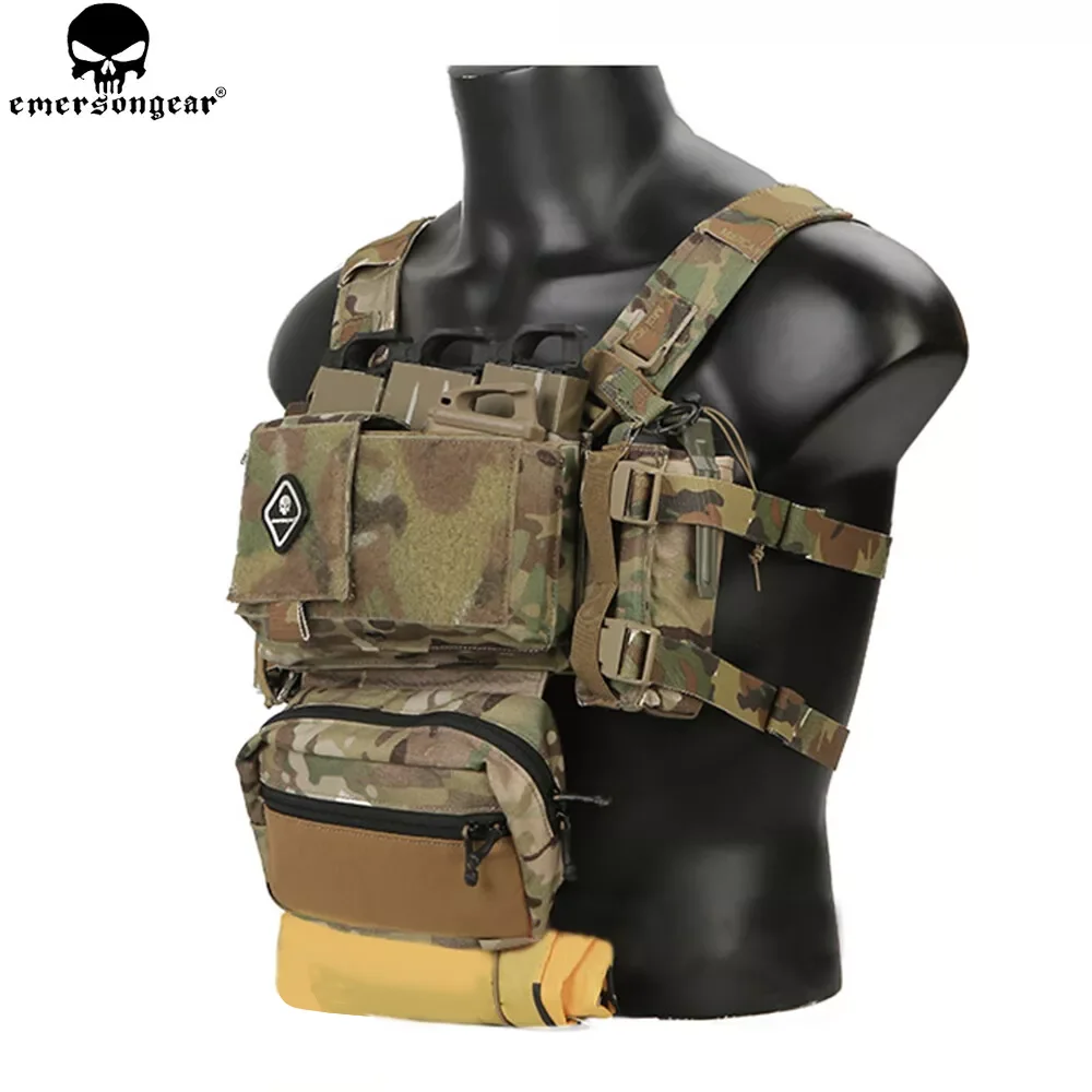 EMERSONGEAR Aparejo de Pecho Micro Fight MK3 – Airsoft Multi-camo - imagen 2