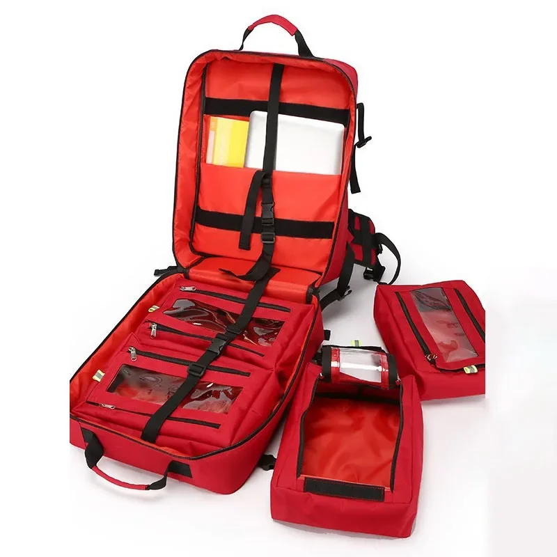 Mochila de primeros auxilios impermeable ripstop resistente desgarro - imagen 4