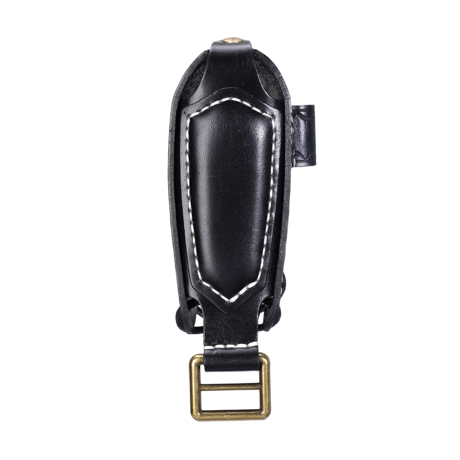 Tourbon funda de culata táctica de cuero negro con carrilleras - imagen 2